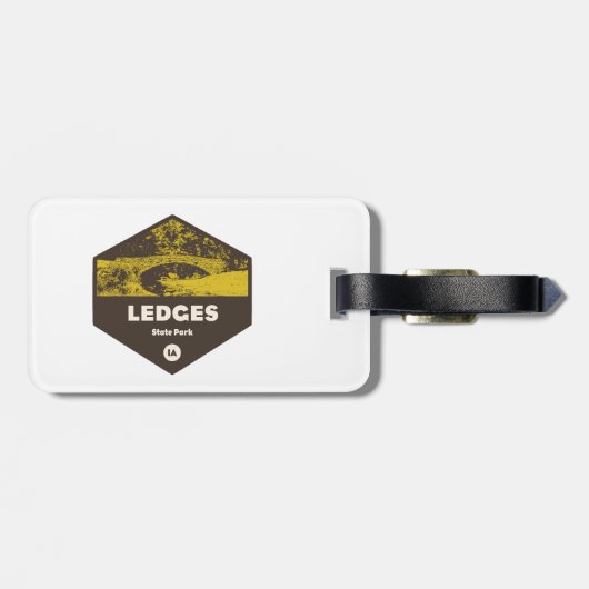 Activiteiten in de omgeving van Ledges State Park  Bagagelabel (Achterkant horizontaal)