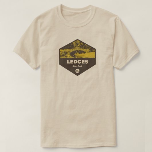 Activiteiten in de omgeving van Ledges State Park  T-shirt (Design voorkant)