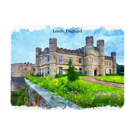 Activiteiten in de omgeving van Leeds England Cast Magneet (Horizontaal)