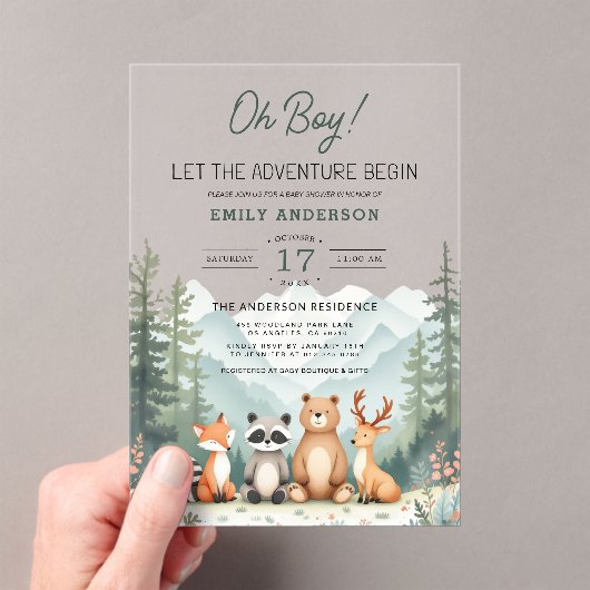 Activiteiten in de omgeving van Let Adventure Begi Acryl Uitnodigingen (Insitu (Draagbaar))