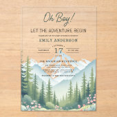 Activiteiten in de omgeving van Let Adventure Begi Acryl Uitnodigingen (Voorkant)