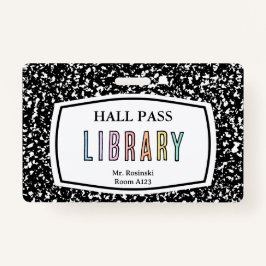 Activiteiten in de omgeving van Library Hall Pass  Badge