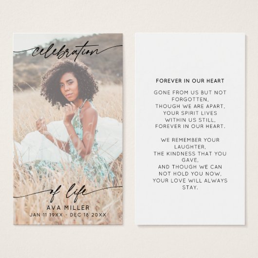 Activiteiten in de omgeving van Life Script Memori Visitekaartje (Voorkant /achterkant)