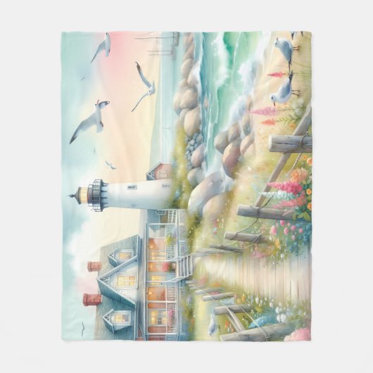 Activiteiten in de omgeving van Lighthouse Coastal Fleece Deken (Voorkant)