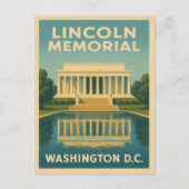 Activiteiten in de omgeving van Lincoln Memorial W Briefkaart (Voorkant)