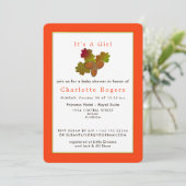 Activiteiten in de omgeving van Little Acorns Baby Kaart (Staand voorkant)