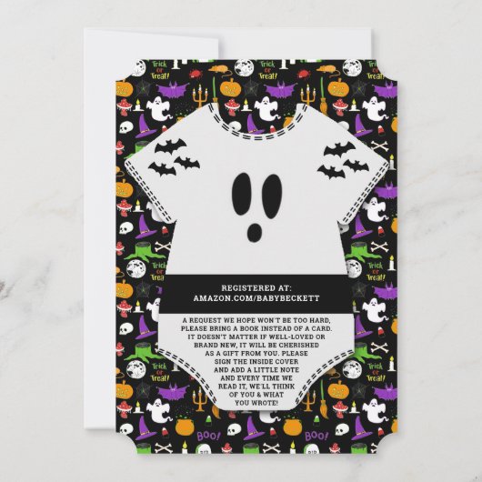 Activiteiten in de omgeving van Little Boo Hallowe Kaart (Achterkant)