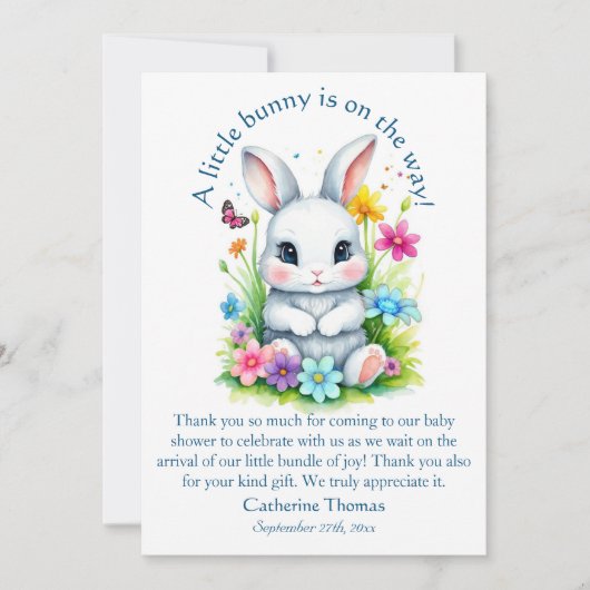 Activiteiten in de omgeving van Little Bunny Wildf Bedankkaart (Voorkant)