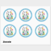 Activiteiten in de omgeving van Little Bunny Wildf Ronde Sticker (Vel)