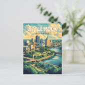 Activiteiten in de omgeving van Little Rock Arkans Briefkaart (Staand voorkant)