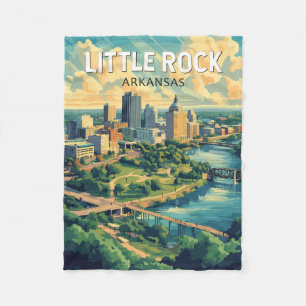 Activiteiten in de omgeving van Little Rock Arkans Fleece Deken