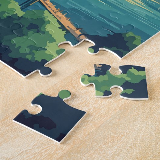 Activiteiten in de omgeving van Little Rock Arkans Legpuzzel (Zijkant)