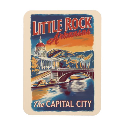 Activiteiten in de omgeving van Little Rock Arkans Magneet (Verticaal)