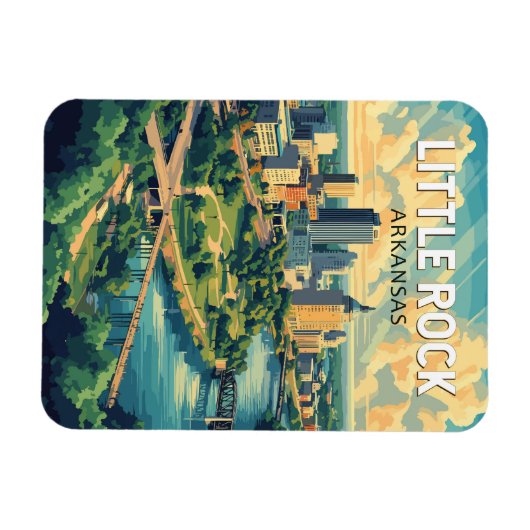 Activiteiten in de omgeving van Little Rock Arkans Magneet (Horizontaal)