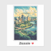 Activiteiten in de omgeving van Little Rock Arkans Sticker (Vel)