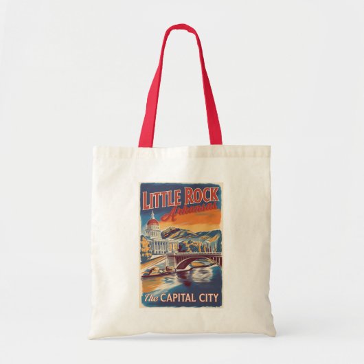 Activiteiten in de omgeving van Little Rock Arkans Tote Bag (Voorkant)