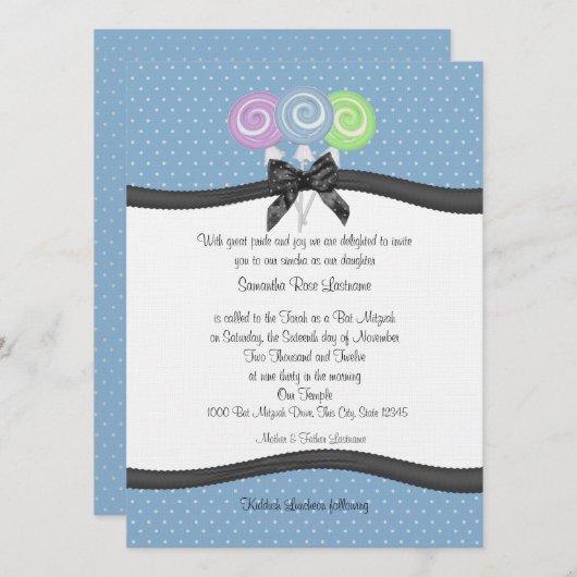 Activiteiten in de omgeving van Lollipops and Polk Kaart (Voorkant / Achterkant)