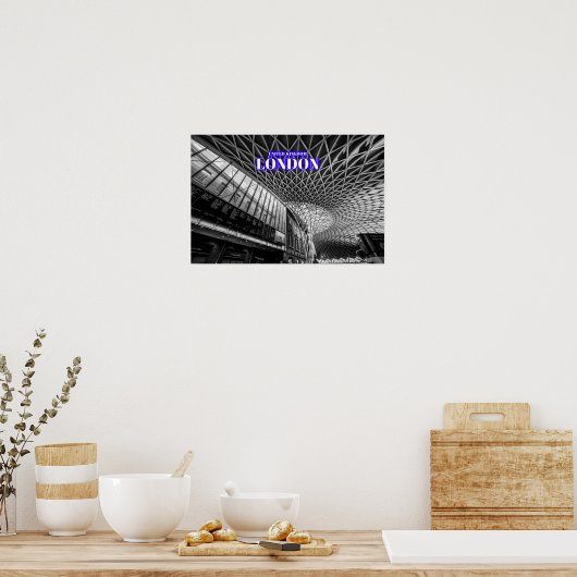 Activiteiten in de omgeving van London Kings Cross Poster (Keuken)
