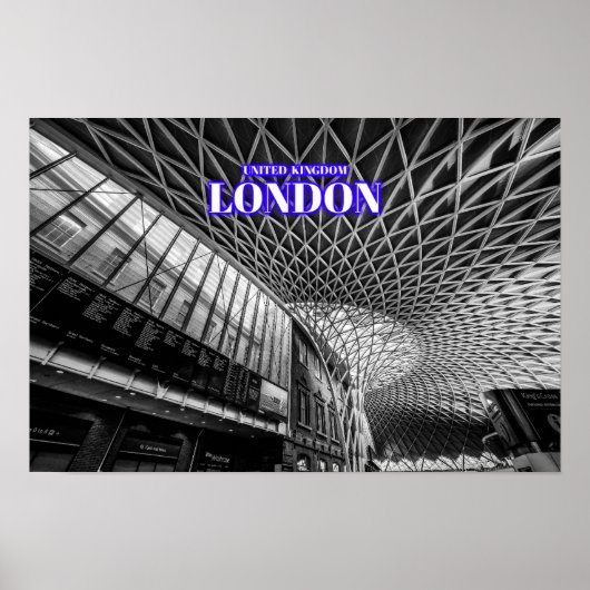 Activiteiten in de omgeving van London Kings Cross Poster (Voorkant)