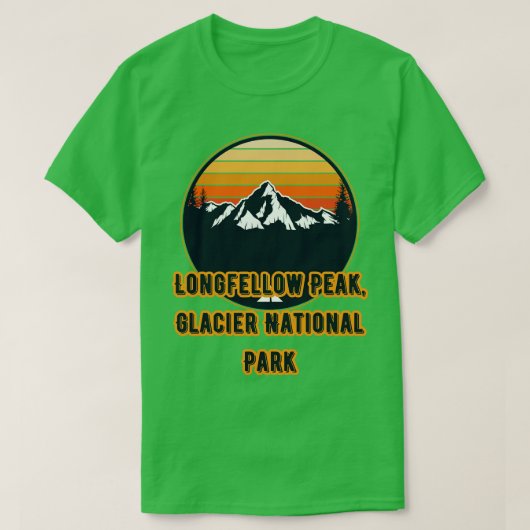 Activiteiten in de omgeving van Longfellow Peak Gl T-shirt (Design voorkant)