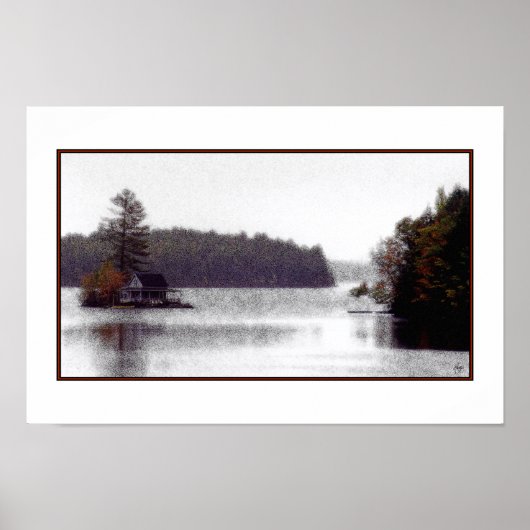 Activiteiten in de omgeving van Loon Island Misty  Poster (Voorkant)