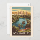 Activiteiten in de omgeving van Los Angeles Echo P Briefkaart (Voorkant / Achterkant)