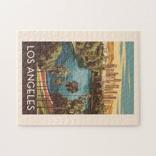 Activiteiten in de omgeving van Los Angeles Echo P Legpuzzel (Horizontaal)