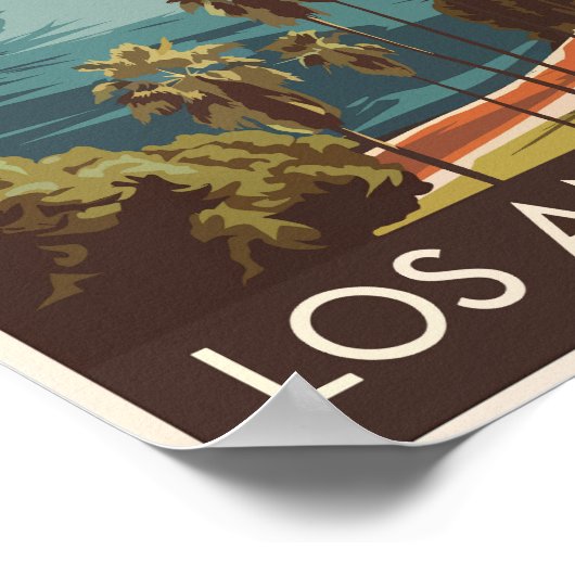 Activiteiten in de omgeving van Los Angeles Echo P Poster (Hoek)