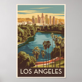 Activiteiten in de omgeving van Los Angeles Echo P Poster
