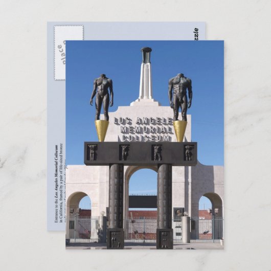 Activiteiten in de omgeving van Los Angeles Memori Briefkaart (Voorkant / Achterkant)