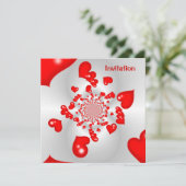 Activiteiten in de omgeving van Love Red Hearts Kaart (Staand voorkant)