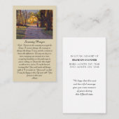 Activiteiten in de omgeving van Loving Memory Coun Visitekaartje (Voorkant / Achterkant)