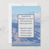 Activiteiten in de omgeving van Loving Memory Moun Kaart (Achterkant)