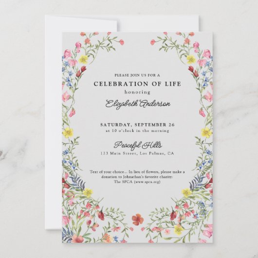 Activiteiten in de omgeving van Loving Memory Wate Kaart (Achterkant)