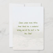 Activiteiten in de omgeving van Lowcountry Christm Feestdagenkaart (Achterkant)