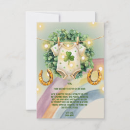 Activiteiten in de omgeving van Lucky Charm Shamro Bedankkaart