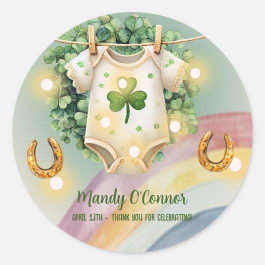 Activiteiten in de omgeving van Lucky Charm Shamro Ronde Sticker (Voorkant)