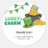 Activiteiten in de omgeving van Lucky Charm Shamro Ronde Sticker (Voorkant)