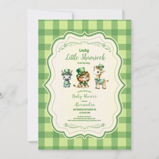 Activiteiten in de omgeving van Lucky Little Shamr Kaart (Voorkant)