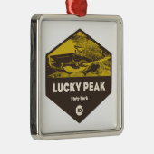 Activiteiten in de omgeving van Lucky Peak State P Metalen Ornament (Rechts)