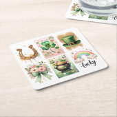 Activiteiten in de omgeving van Lucky Symbols, St. Kartonnen Onderzetters (Schuin)