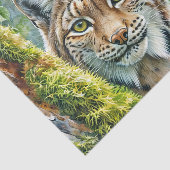 Activiteiten in de omgeving van Lush Green Forest Tissuepapier (Detail)