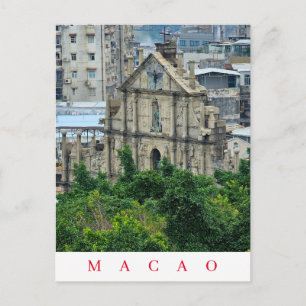 Activiteiten in de omgeving van Macao St. Paul's R Briefkaart