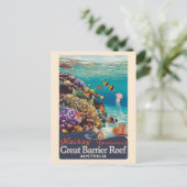 Activiteiten in de omgeving van Mackay Great Barri Briefkaart (Staand voorkant)