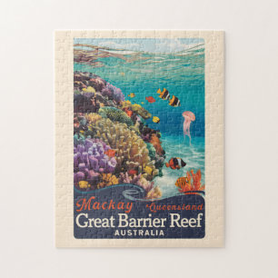 Activiteiten in de omgeving van Mackay Great Barri Legpuzzel