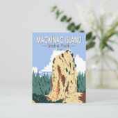 Activiteiten in de omgeving van Mackinac Island St Briefkaart (Staand voorkant)