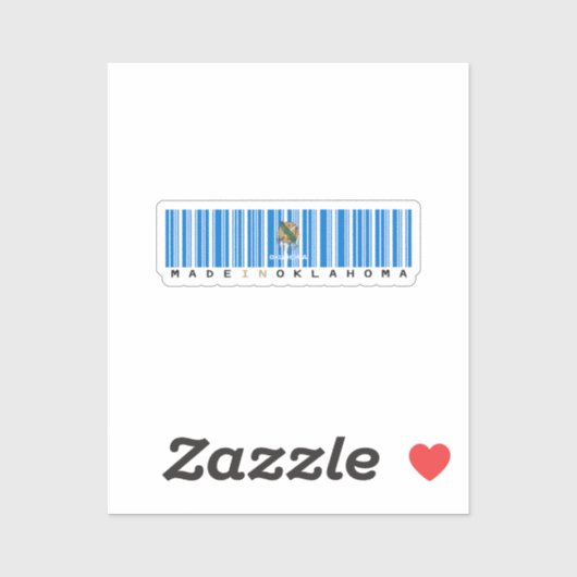 Activiteiten in de omgeving van Made in Oklahoma B Sticker (Vel)