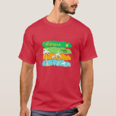 Activiteiten in de omgeving van Malibu Beach Calif T-shirt (Voorkant)