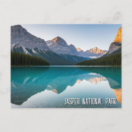 Activiteiten in de omgeving van Maligne Lake Jaspe Briefkaart