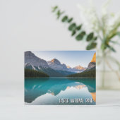 Activiteiten in de omgeving van Maligne Lake Jaspe Briefkaart (Staand voorkant)